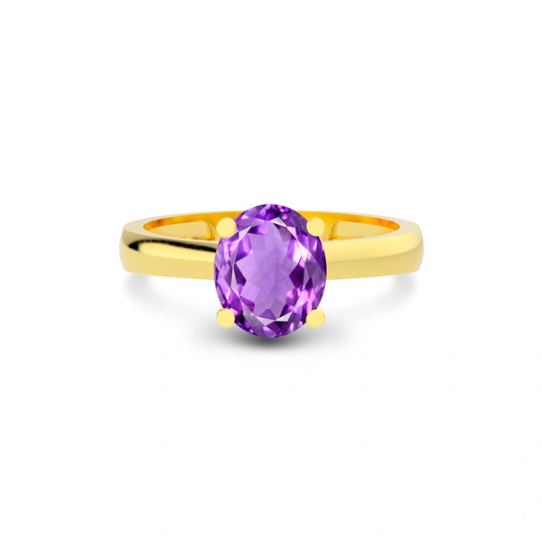Amethyst Gold Ring