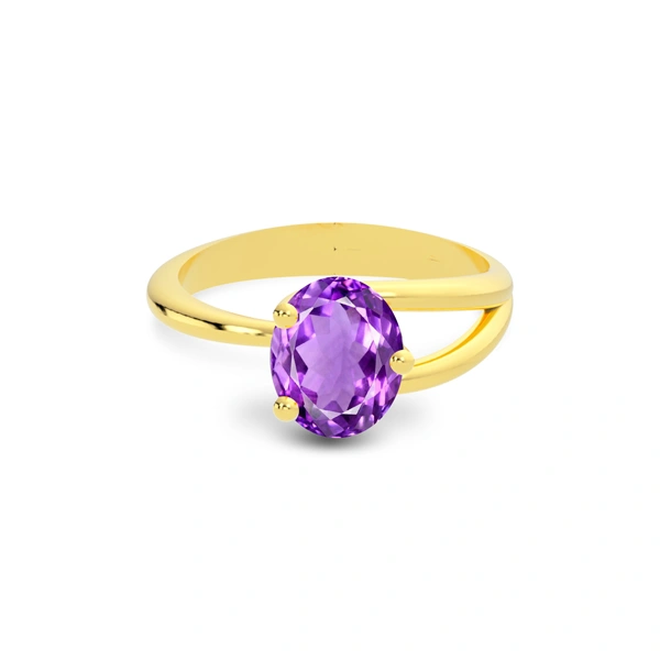 Amethyst Gold Ring