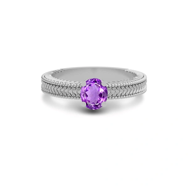 Amethyst Sterling Silver Ring