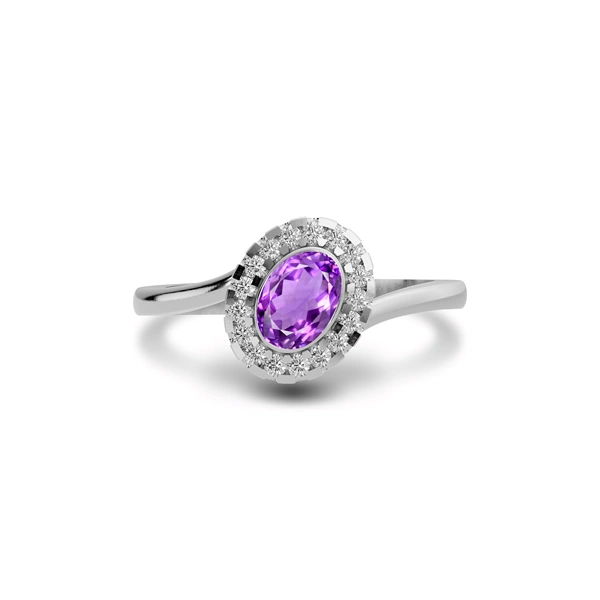 Amethyst Sterling Silver Ring