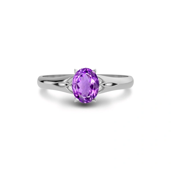 Amethyst Sterling Silver Ring
