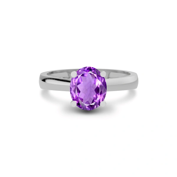 Amethyst Sterling Silver Ring