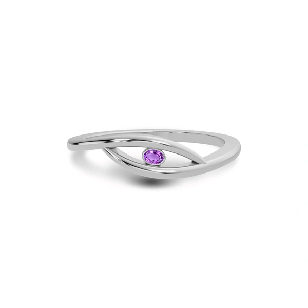 Amethyst Sterling Silver Ring