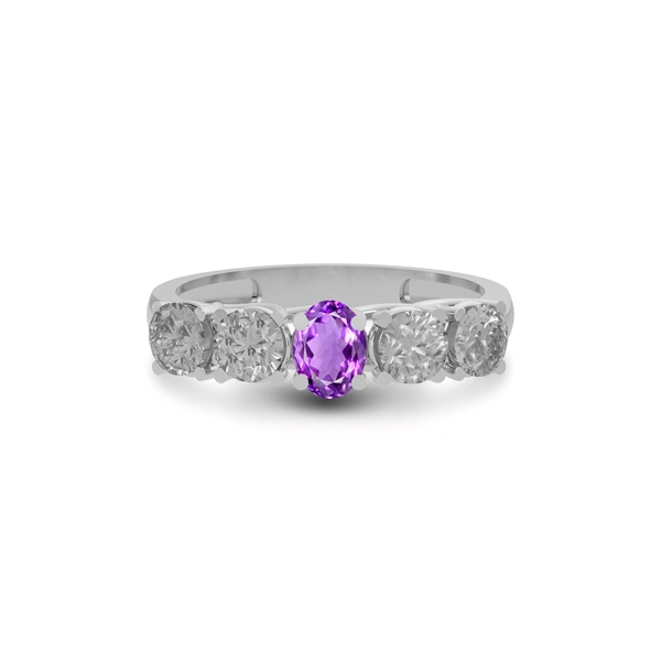 Amethyst Sterling Silver Ring