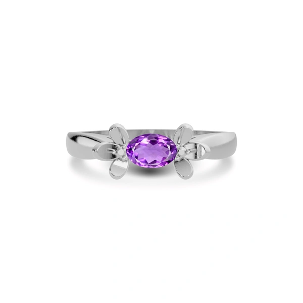 Amethyst Sterling Silver Ring