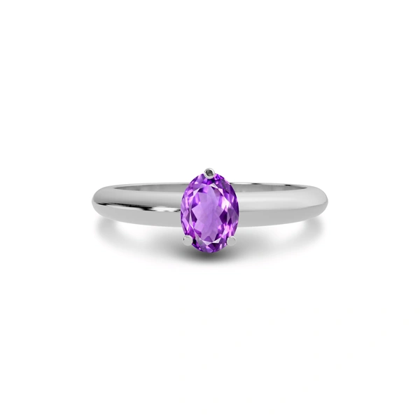 Amethyst Sterling Silver Ring