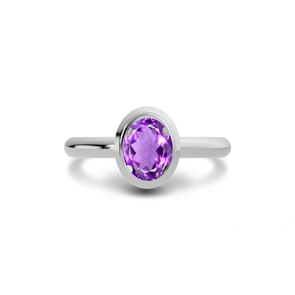 Amethyst Sterling Silver Ring