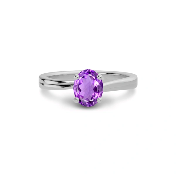 Amethyst Sterling Silver Ring