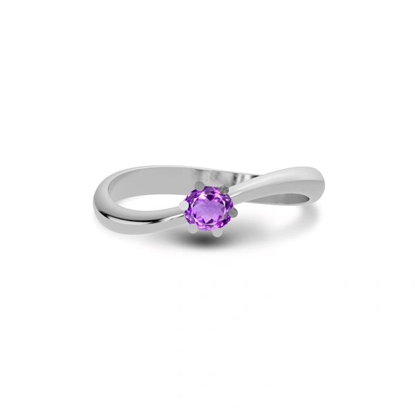 Amethyst Sterling Silver Ring