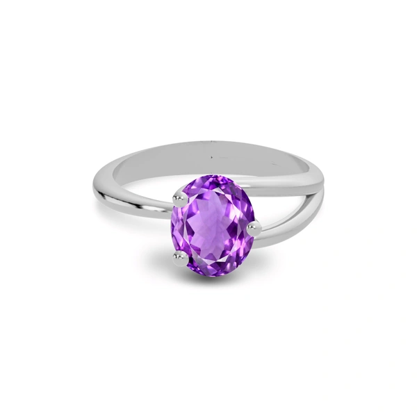 Amethyst Sterling Silver Ring