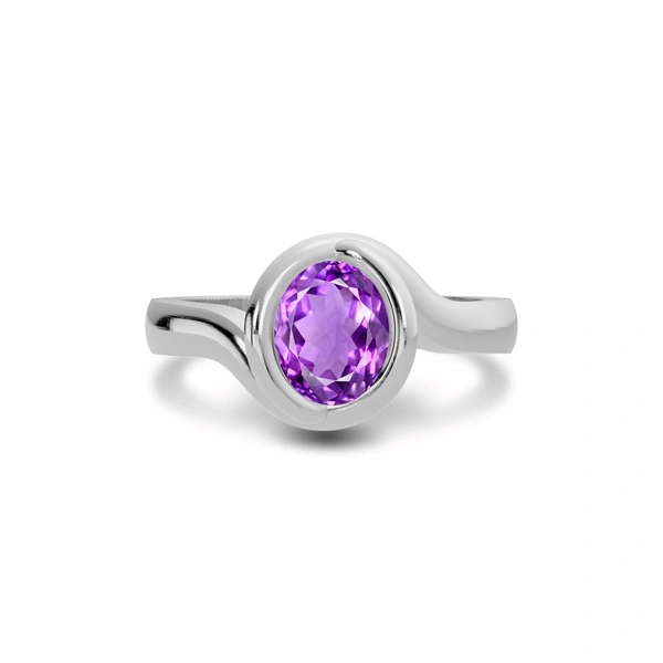 Amethyst Sterling Silver Ring