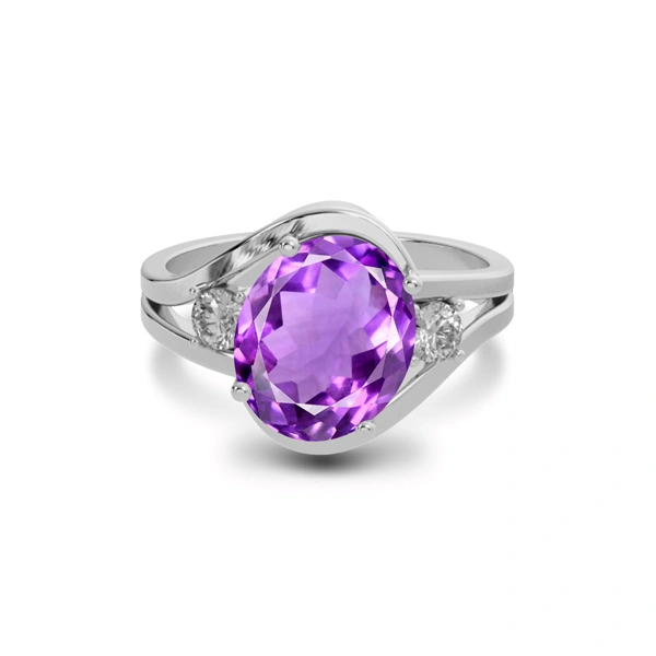 Amethyst Sterling Silver Ring
