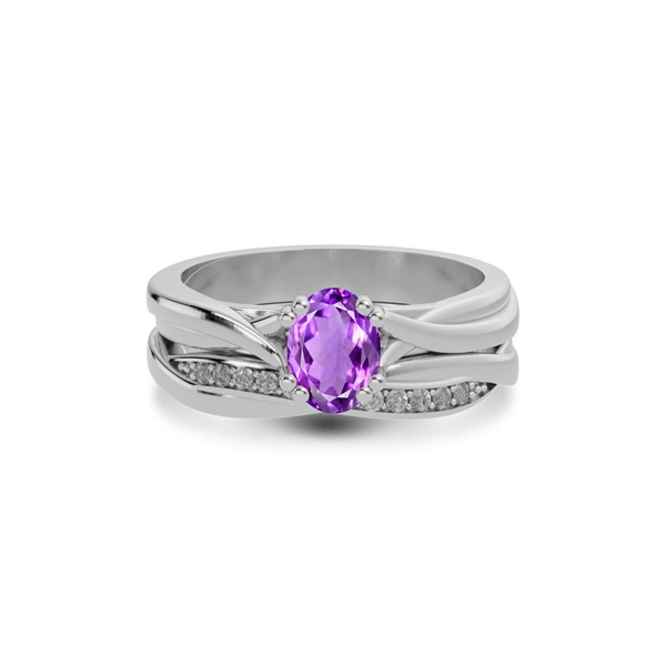 Amethyst Sterling Silver Ring