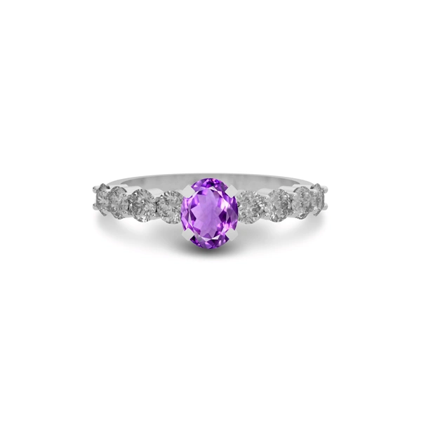 Amethyst Sterling Silver Ring