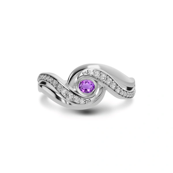 Amethyst Sterling Silver Ring