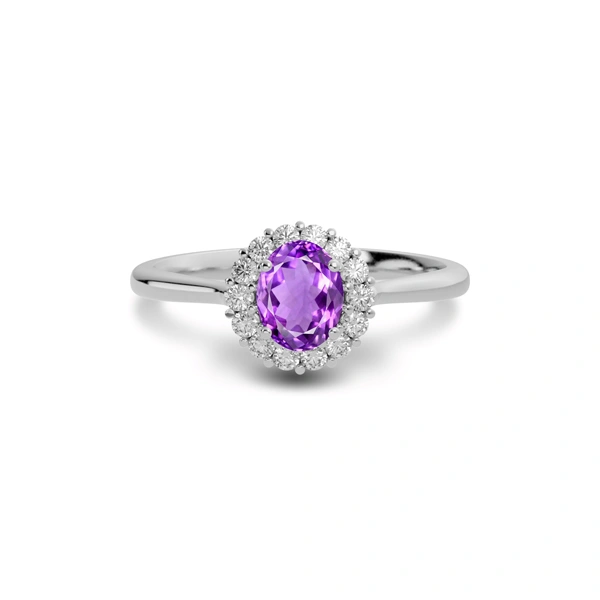 Amethyst Sterling Silver Ring