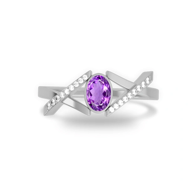 Amethyst Sterling Silver Ring