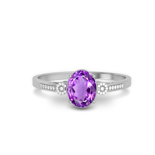 Amethyst Sterling Silver Ring