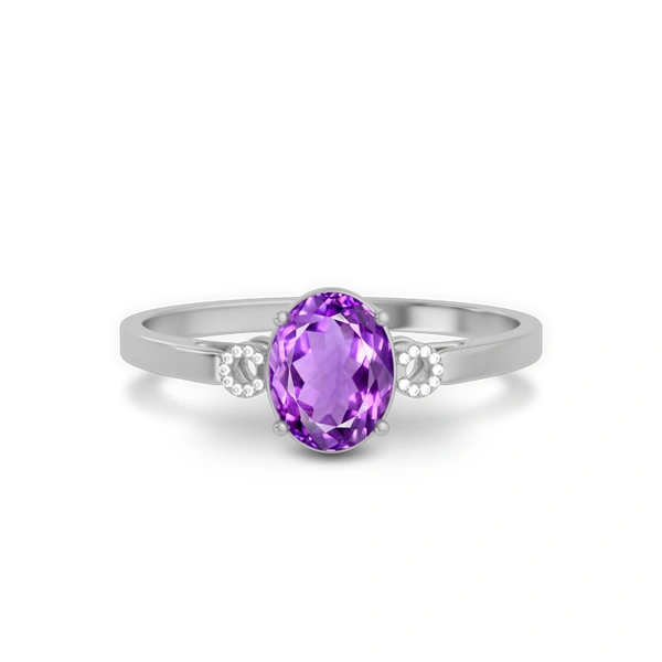 Amethyst Sterling Silver Ring