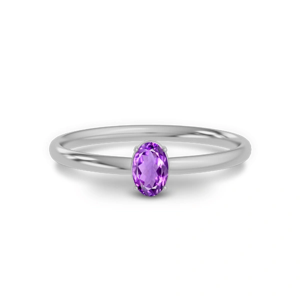 Amethyst Sterling Silver Ring