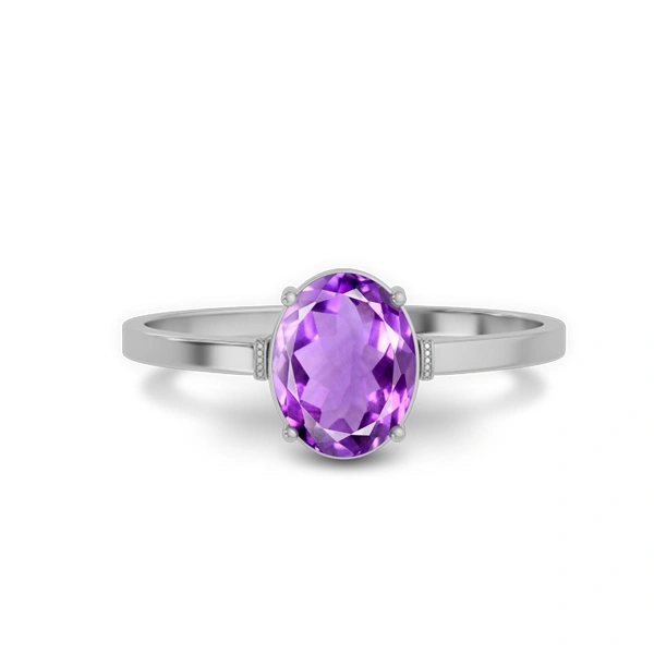 Amethyst Sterling Silver Ring