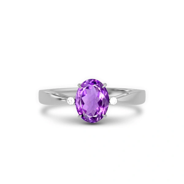 Amethyst Sterling Silver Ring