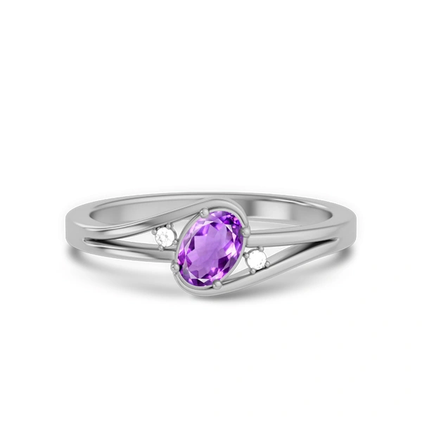 Amethyst Sterling Silver Ring