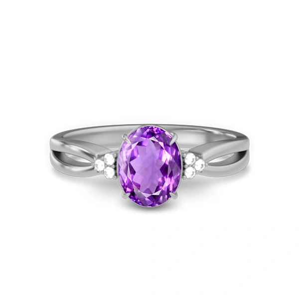 Amethyst Sterling Silver Ring