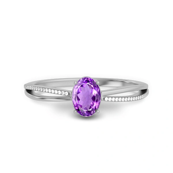 Amethyst Sterling Silver Ring