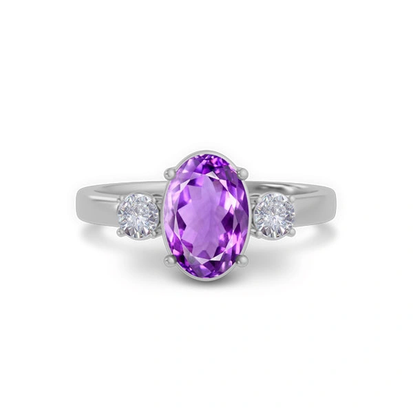 Amethyst Sterling Silver Ring