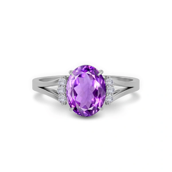Amethyst Sterling Silver Ring