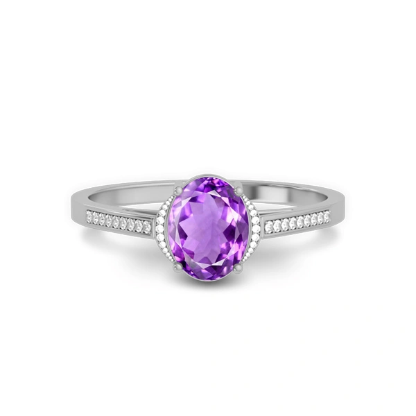 Amethyst Sterling Silver Ring