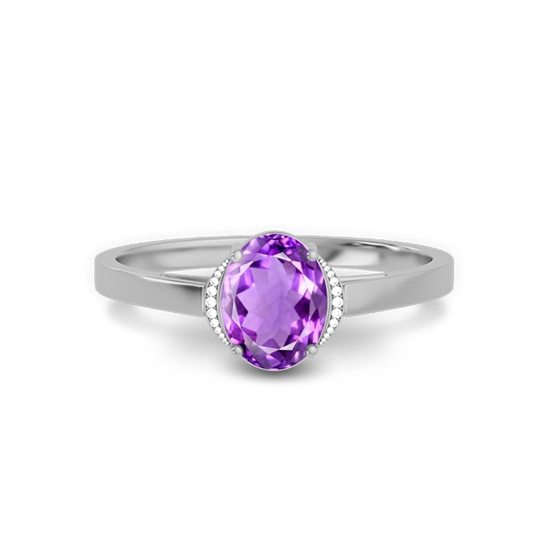Amethyst Sterling Silver Ring