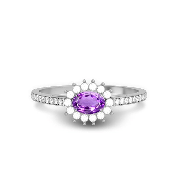 Amethyst Sterling Silver Ring