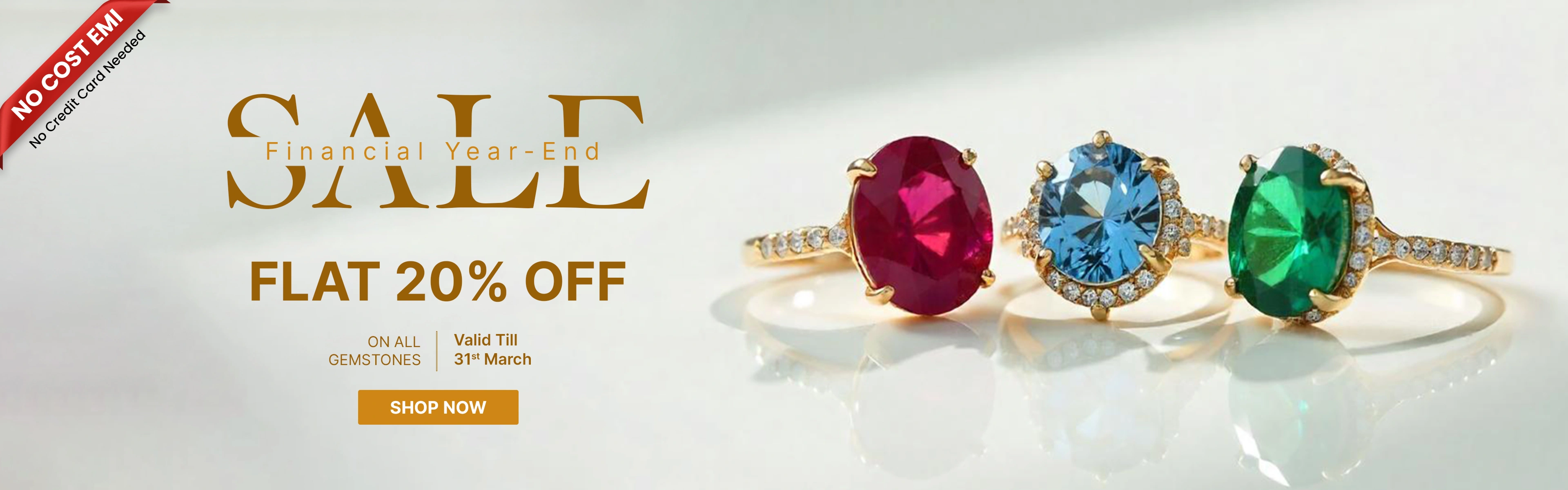 Buy Gemstone on No Cost EMI