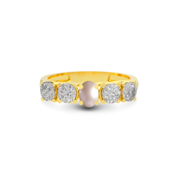 Pearl Gold Ring