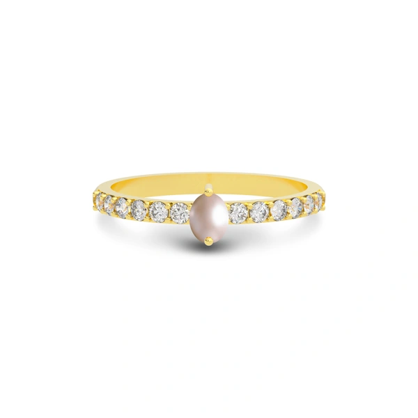 Pearl Gold Ring