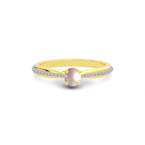 Pearl Gold Ring