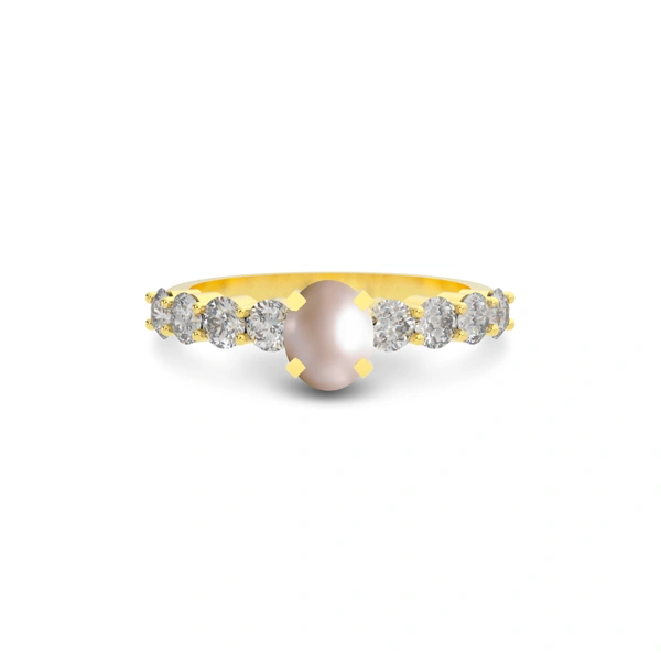 Pearl Gold Ring