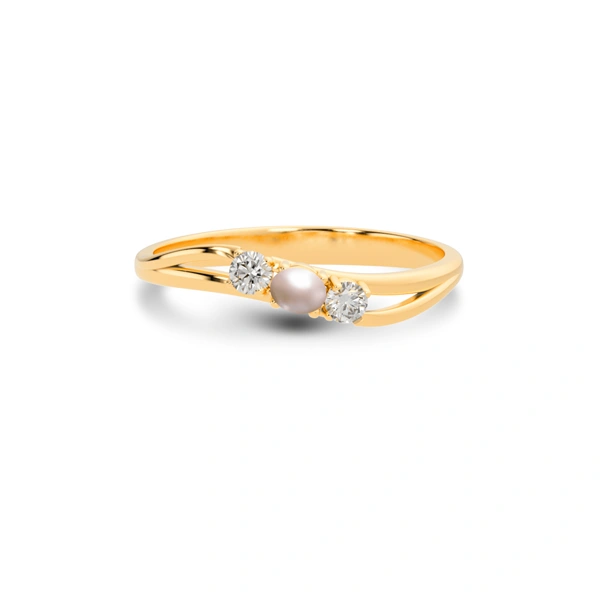 Pearl Panchdhatu Ring