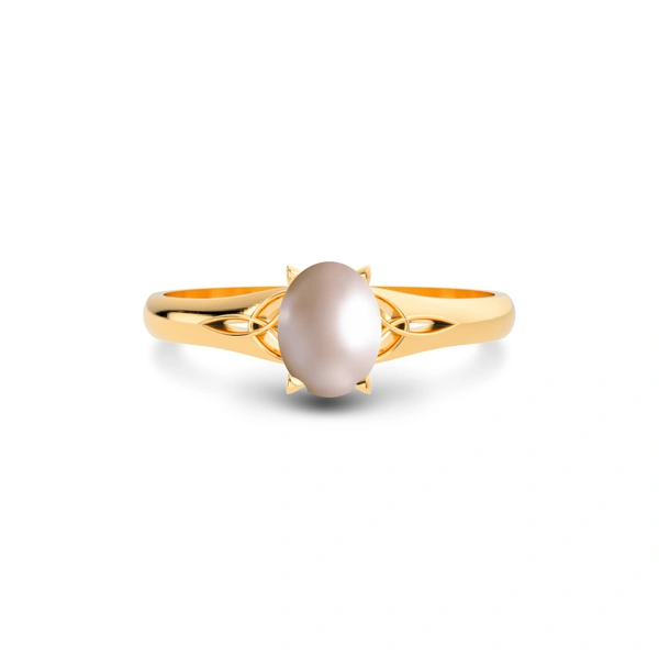Pearl Panchdhatu Ring