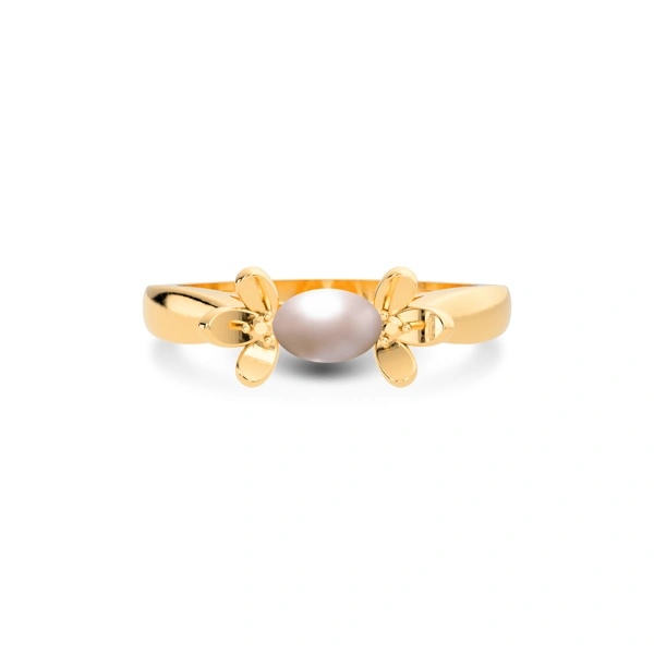 Pearl Panchdhatu Ring