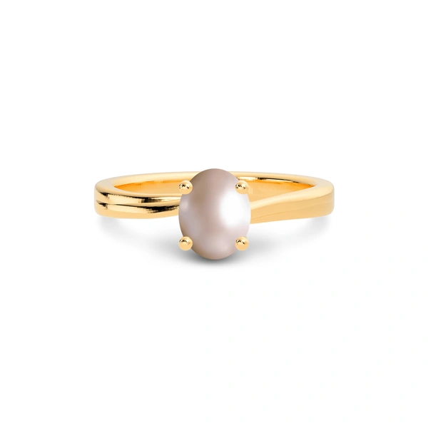 Pearl Panchdhatu Ring
