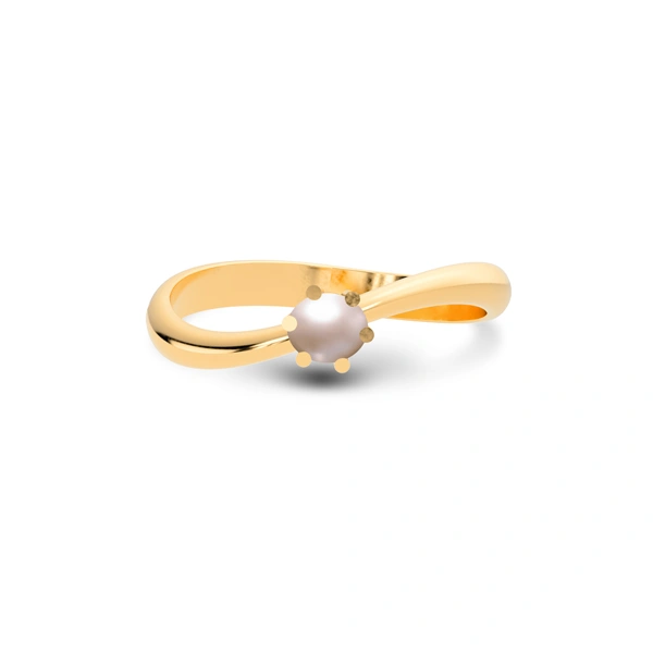 Pearl Panchdhatu Ring