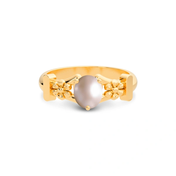 Pearl Panchdhatu Ring