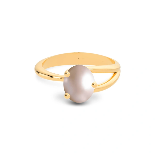 Pearl Panchdhatu Ring