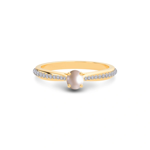 Pearl Panchdhatu Ring
