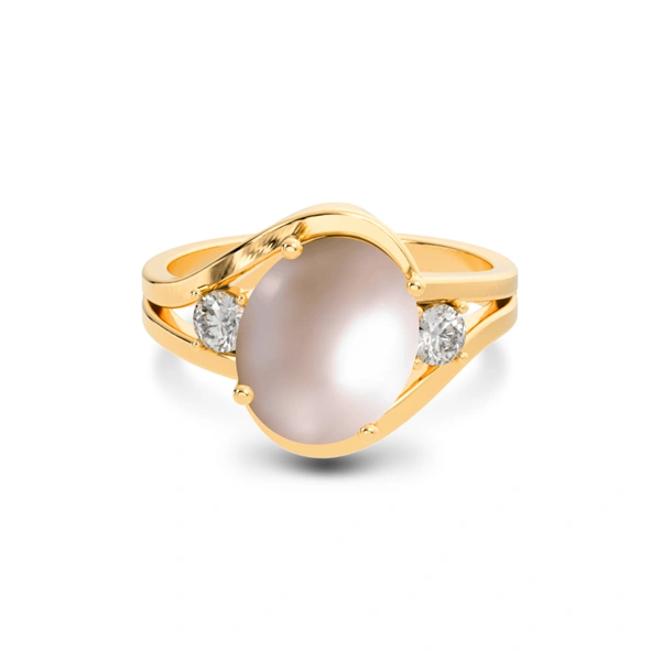 Pearl Panchdhatu Ring