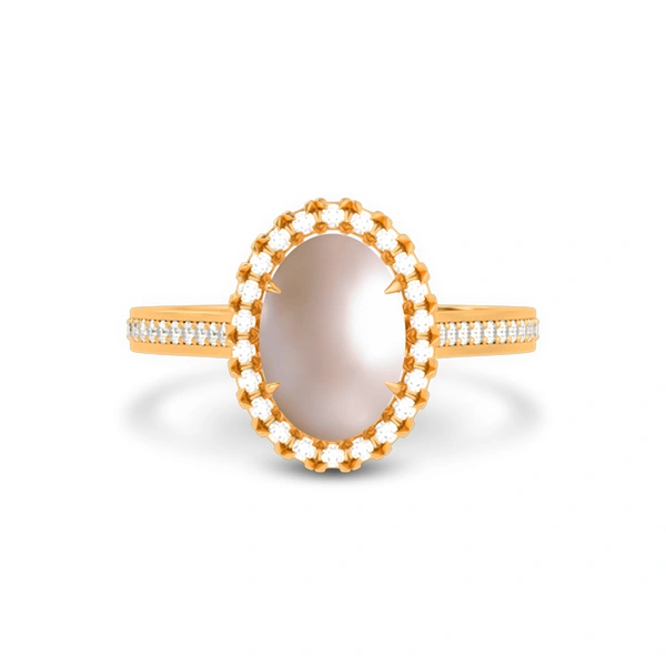 Pearl Panchdhatu Ring