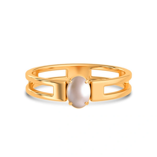 Pearl Panchdhatu Ring